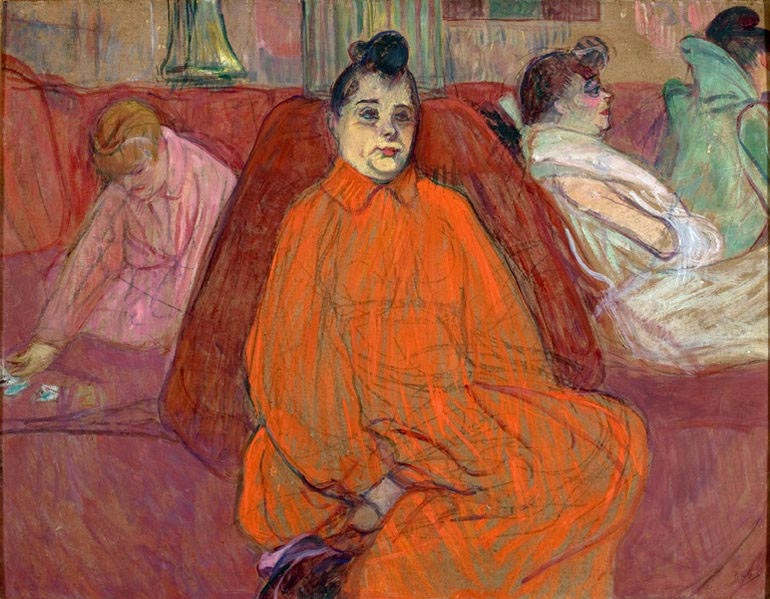 Henri de toulouse-lautrec The Divan